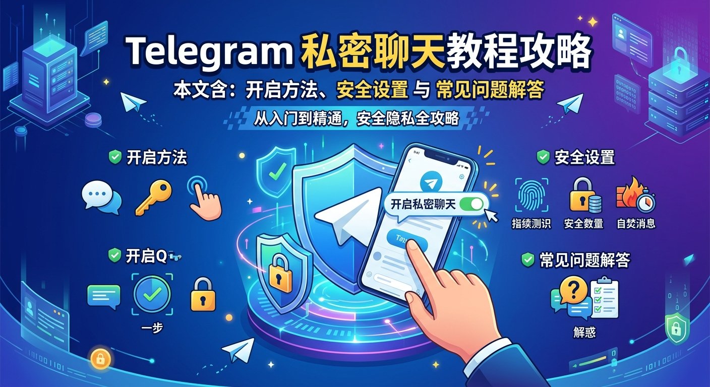 Telegram 私密聊天教程攻略,本文含开启方法、安全设置与常见问题解答的封面图